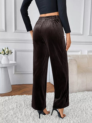 High-Waisted Wide-Leg Pants