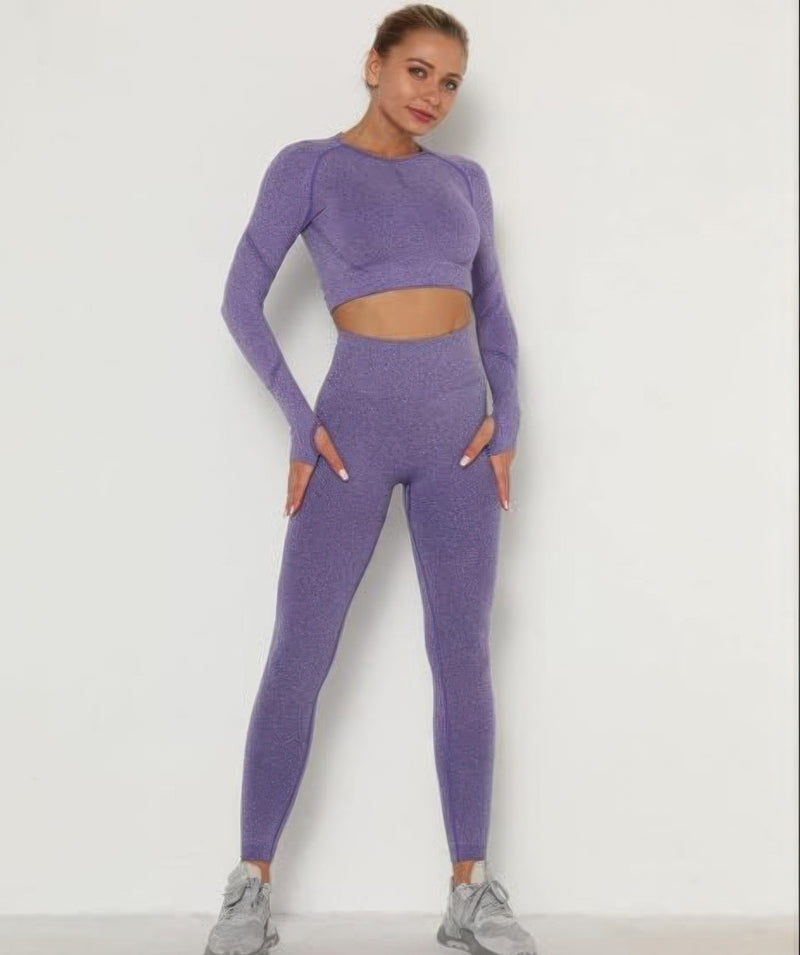 Seamless Top Leggings Set