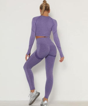 Seamless Top Leggings Set