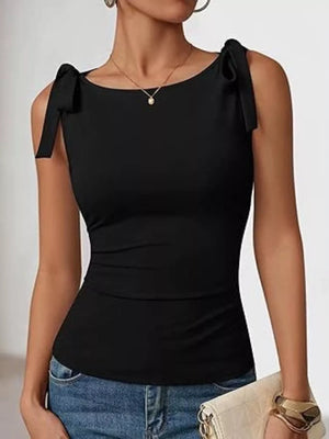 Tie Shoulder Tank Top